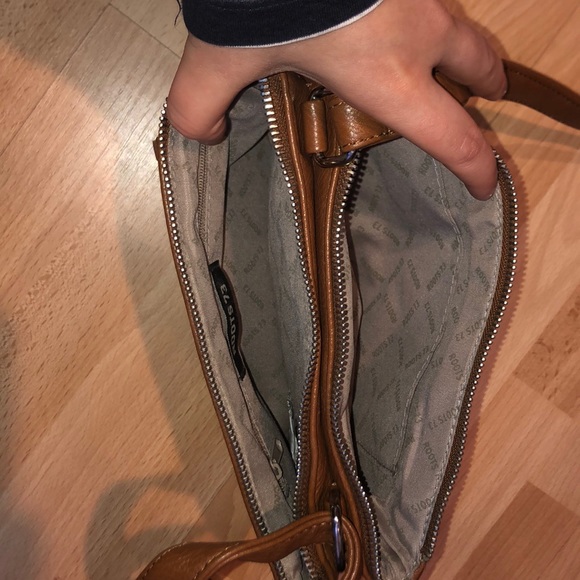 🦫Roots brown two zipper pouch purse - Picture 7 of 8